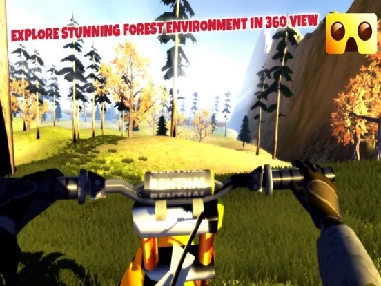 Изображение игры: Motocross VR Game