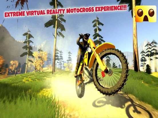 Изображение игры: Motocross VR Game