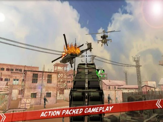 Изображение игры: Helicopter Defence Strike - 3d Anti Aircraft Games