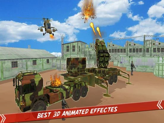 Изображение игры: Helicopter Defence Strike - 3d Anti Aircraft Games