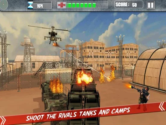 Изображение игры: Helicopter Defence Strike - 3d Anti Aircraft Games