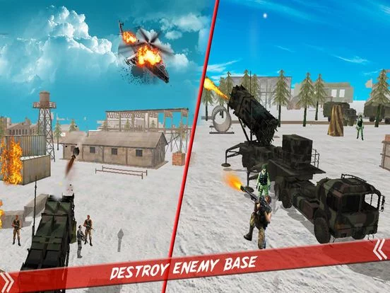Изображение игры: Helicopter Defence Strike - 3d Anti Aircraft Games