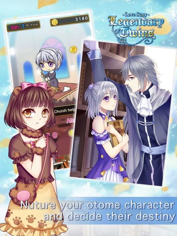 Изображение игры: Love Story: Legendary Twins 'anime sweetheart'