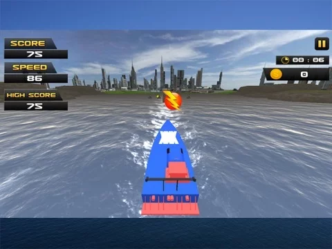 Изображение игры: Jet Boat Speed Racer Free