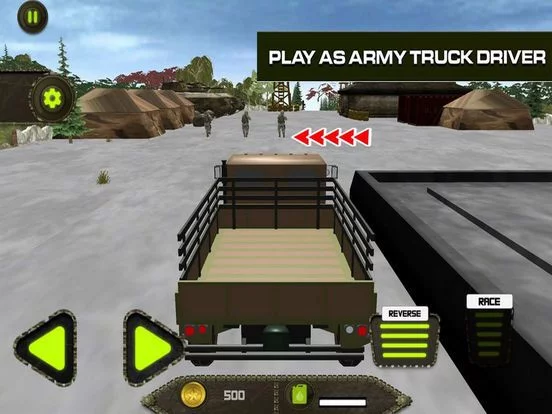 Изображение игры: Army Cargo Truck Mission 3D