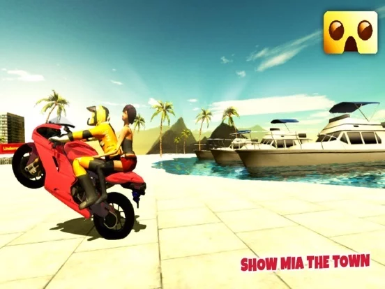 Изображение игры: VR Motorbike Simulator: VR Game for Google Cardboard