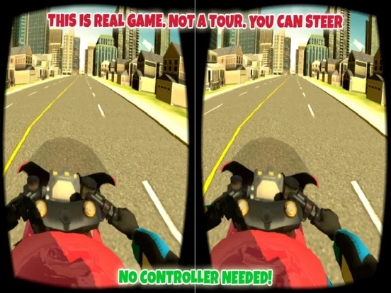Изображение игры: VR Motorbike Simulator: VR Game for Google Cardboard