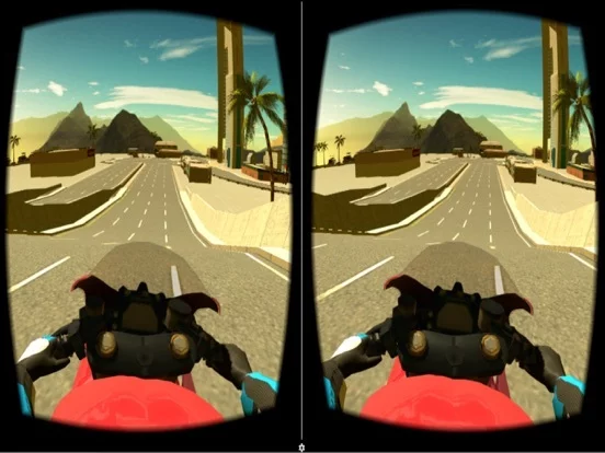 Изображение игры: VR Motorbike Simulator: VR Game for Google Cardboard
