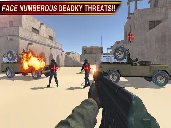 Изображение игры: Extreme Desert Fury in Commando Game