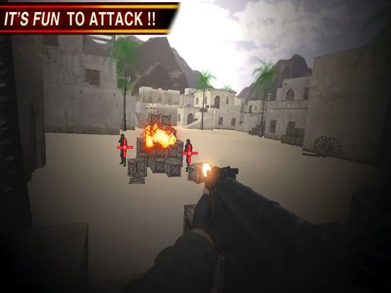 Изображение игры: Extreme Desert Fury in Commando Game