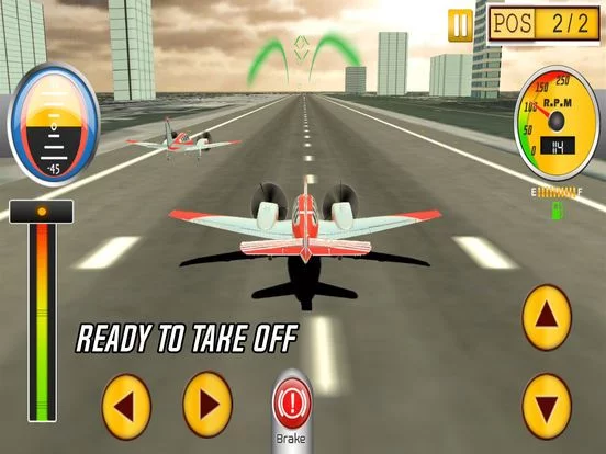 Изображение игры: Flying Airplane Mission 2018