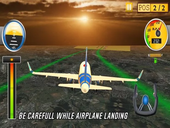 Изображение игры: Flying Airplane Mission 2018