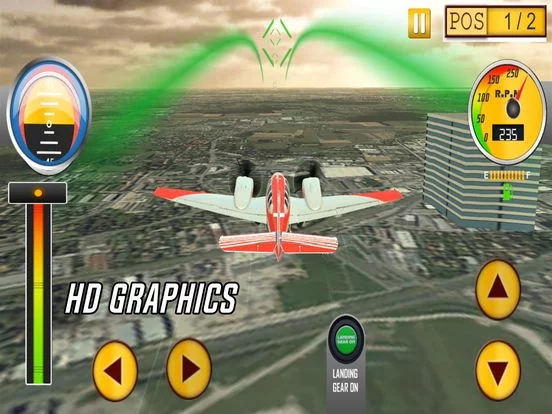 Изображение игры: Flying Airplane Mission 2018