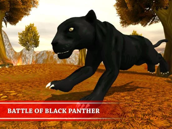 Изображение игры: Black Panther Simulator - Wild Animals Survival 3D