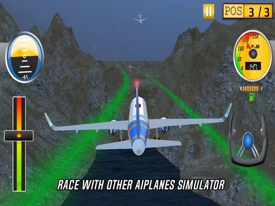 Изображение игры: Flying Airplane Mission 2018