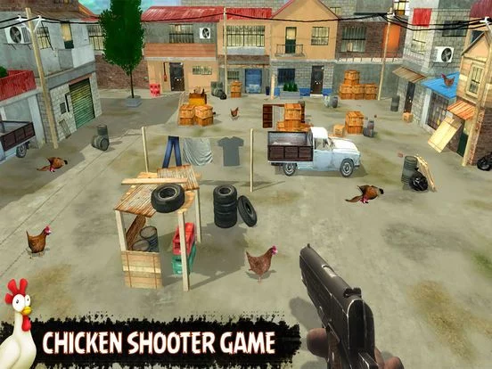 Изображение игры: Chicken Shooting Space Invader