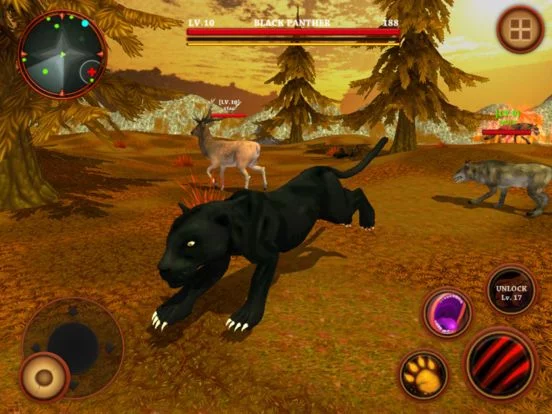 Изображение игры: Black Panther Simulator - Wild Animals Survival 3D