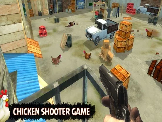 Изображение игры: Chicken Shooting Space Invader