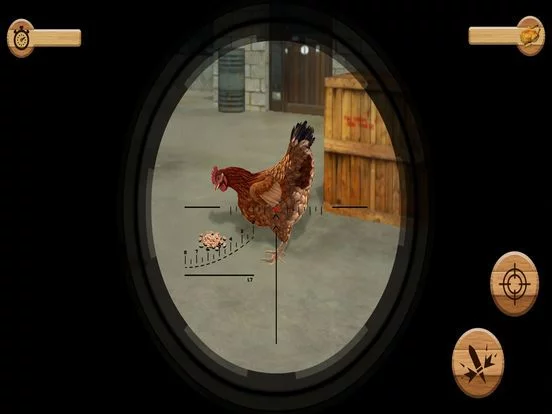 Изображение игры: Chicken Shooting Space Invader