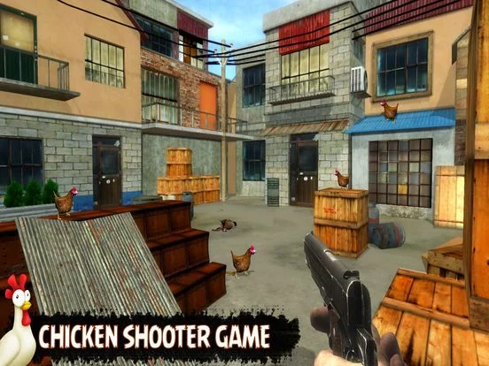 Изображение игры: Chicken Shooting Space Invader
