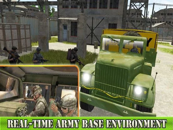 Изображение игры: Offroad Military Truck Driver: Army Jeep Driving