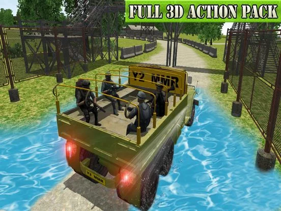Изображение игры: Offroad Military Truck Driver: Army Jeep Driving