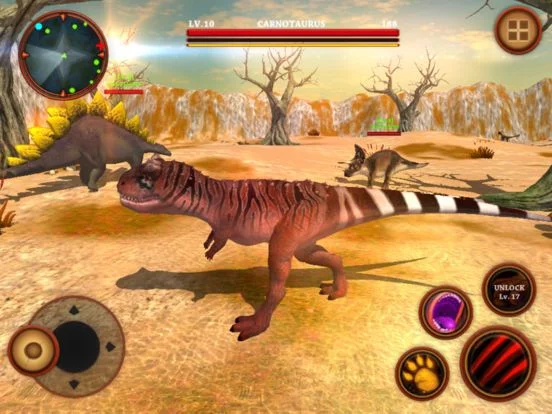 Изображение игры: Carnotaurus Simulator: Real Dinosaurs Survival 3D