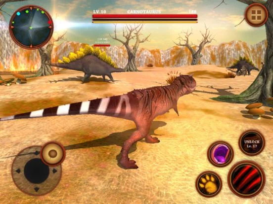Изображение игры: Carnotaurus Simulator: Real Dinosaurs Survival 3D