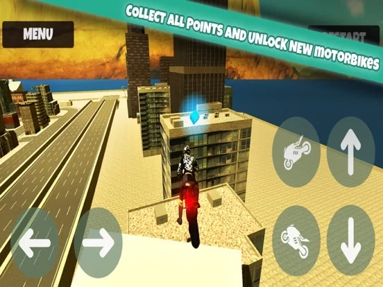 Изображение игры: Motorbike Dubai City Driving Simultor 3D 2015: Expensive motorbikes street racing by rich driver