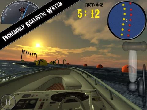 Изображение игры: iBoat Racer