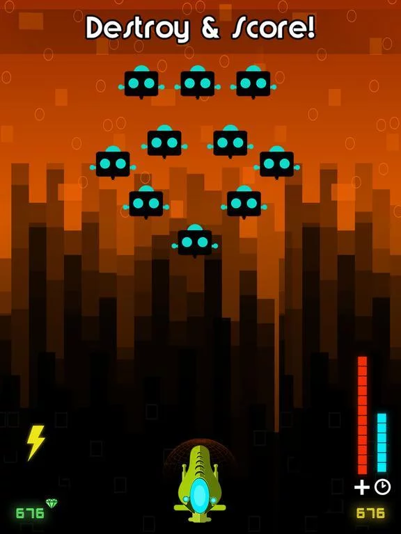 Изображение игры: Radiant Fighter - Free Galaxy Wars & Alien Invasion Game