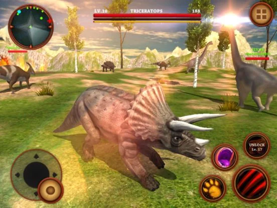 Изображение игры: Triceratops Simulator: Real Dinosaurs Survival 3D