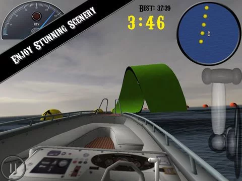 Изображение игры: iBoat Racer