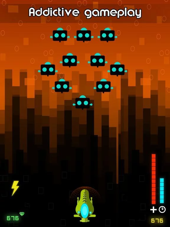 Изображение игры: Radiant Fighter - Free Galaxy Wars & Alien Invasion Game