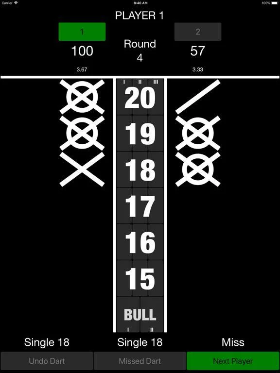 Изображение игры: Cricket Darts Scoreboard