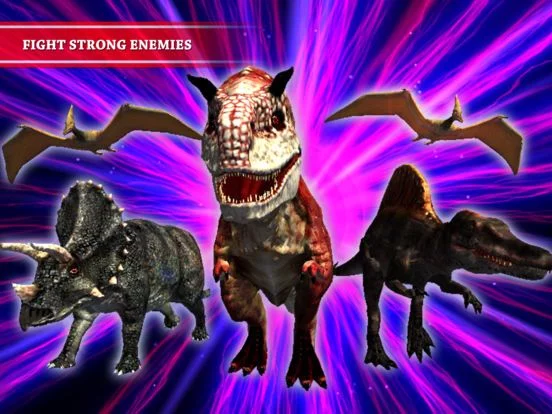 Изображение игры: Dinosaur Fighting Game | T-Rex Adventure Simulator