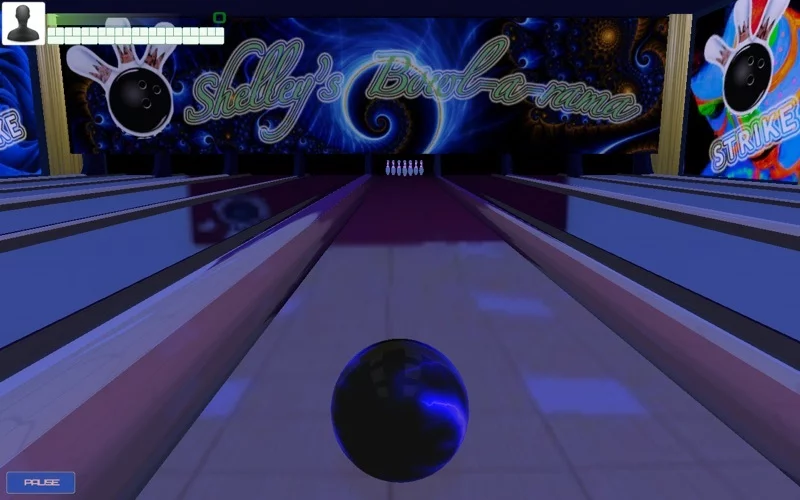 Изображение игры: Cosmic Bowling