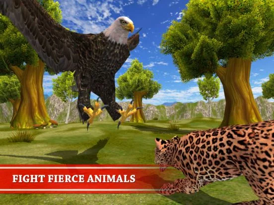Изображение игры: Wild Eagle Survival Simulator - Animals Fighting