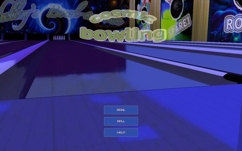 Изображение игры: Cosmic Bowling
