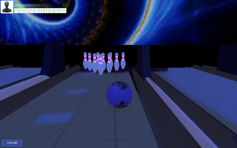 Изображение игры: Cosmic Bowling