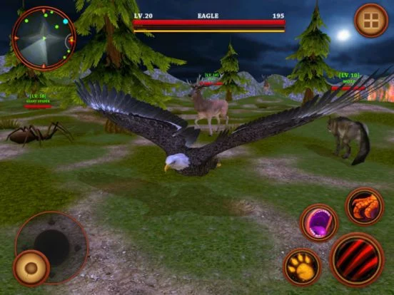 Изображение игры: Wild Eagle Survival Simulator - Animals Fighting