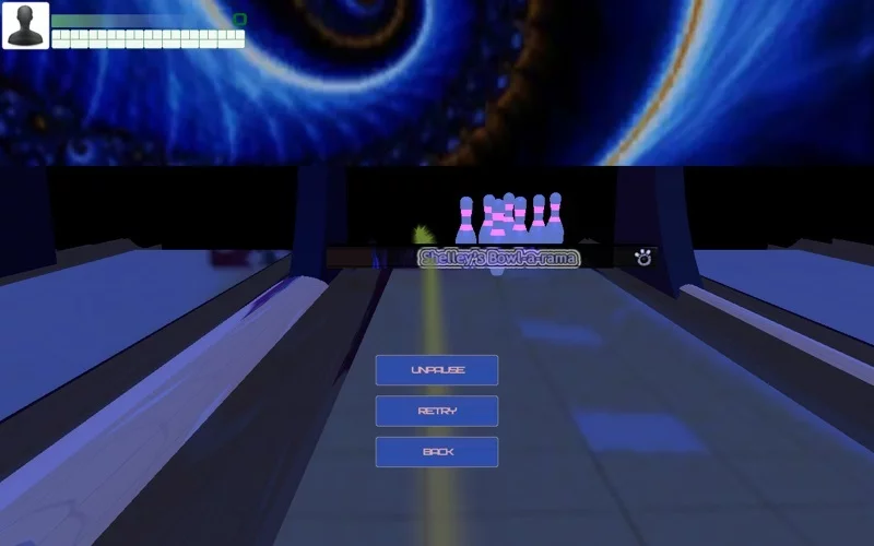 Изображение игры: Cosmic Bowling