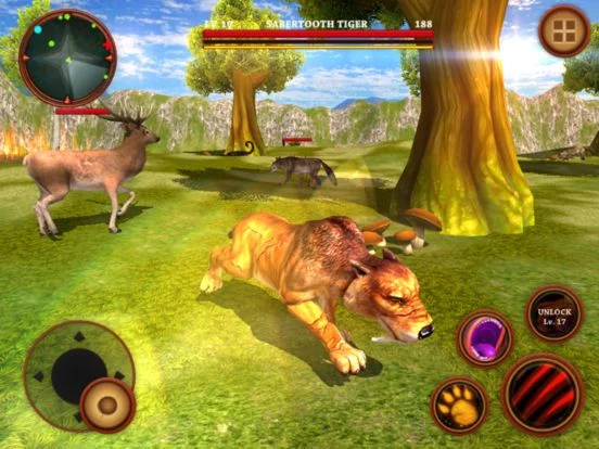 Изображение игры: Sabertooth Tiger Survival Simulator: Wild Animals