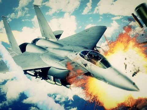 Изображение игры: SkyDive Assault 3D