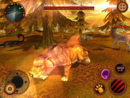 Изображение игры: Sabertooth Tiger Survival Simulator: Wild Animals