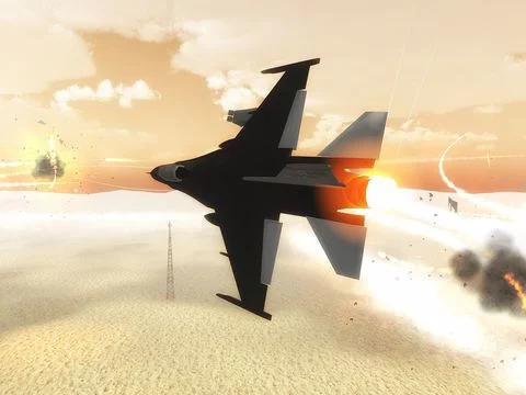 Изображение игры: SkyDive Assault 3D