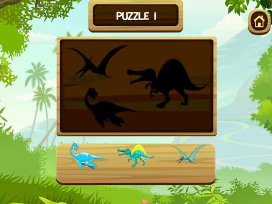 Изображение игры: Dinosaur Train & Sounds Fun Dino JigSaw Puzzle Game for Toddler & Preschool Kids | Educational Games for Children 3 4 5 6 Years Free !!!