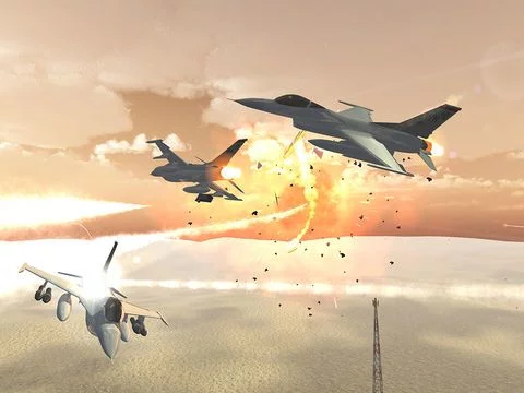 Изображение игры: SkyDive Assault 3D