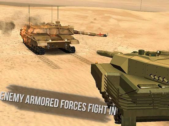 Изображение игры: Tank Battle 3D - Modern Warfare Strategy