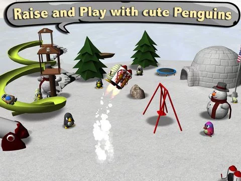 Изображение игры: Penguin Village